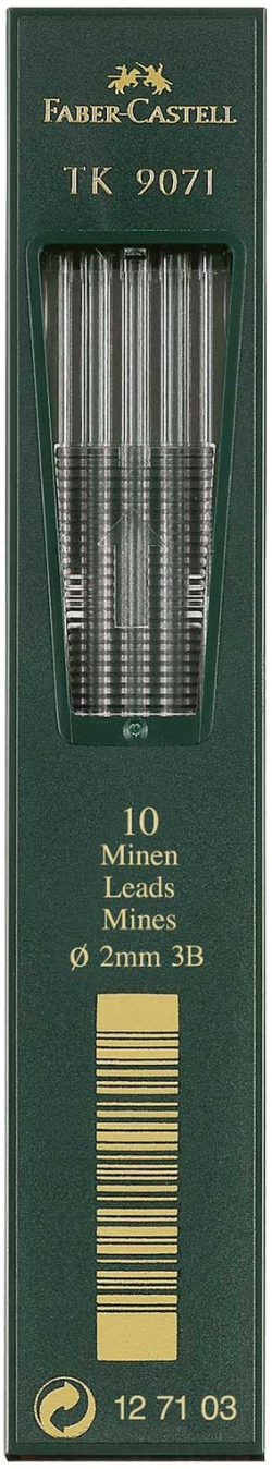  Faber-Castell Графит за верзатил, 2 mm, 3B, 10 броя