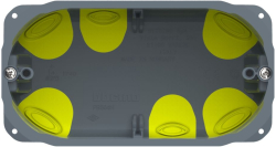  Конзола за фазер 4M x52mm гумени мембрани - bticino PB504NN