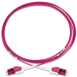  Conneu LC-LC Uniboot Cord, OM4 Violet 2 mm, 3 m