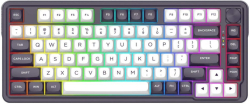 Геймърска механична клавиатура Redragon Finke K715 с Bluetooth и кабел, RGB осветление - черно-бяло