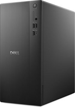 Компютър Dell Tower ECT1250, Intel Core i3 14100, 8GB, DDR5, 512GB, Intel UHD Graphics 730, Wi-Fi 6, Keyboard&Mouse, Win 11Pro