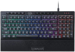 Геймърска клавиатура Redragon Shiva K515-RGB с RGB подсветка - черна