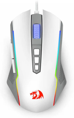 Геймърска мишка Redragon Ranger Basic M910H с RGB осветление - бяла