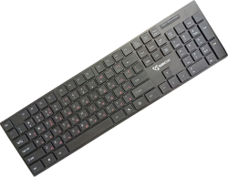 SBOX K-18-EUR :: Клавиатура с БДС надписи + € символ, USB, черна