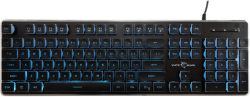 SBOX K-123US-EUR :: Клавиатура с БДС надписи + € символ, USB, черна