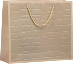  Подаръчна торбичка 38 х 32 х 12 cm, кафява