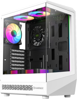 Gamemax кутия Case ATX - Vista COC AW - 5 x 120 mm A-RGB Fans, MB Plate COC Fan