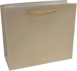  Подаръчна торбичка 38 х 32 х 12 cm, бежов