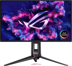 Монитор ASUS XG27UCDMG, 26.5'' 240Hz, QD-OLED UHD 16:9, 450cd-m2, 0.03ms, 2xHDMI, DP, USB-C, USB Hub, Черен