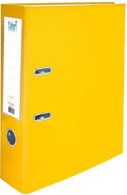Colori Класьор, 8 cm, PP, несглобен, жълт, 50 броя