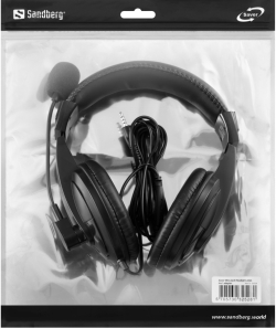  СЛУШАЛКИ SANDBERG Saver MiniJack - Black - PN 325-28
