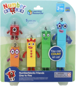  Learning Resources Комплект фигури Numberblocks, от 1 до 5, за броене