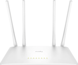 Безжичен рутер Cudy WR300S N300 802.11b-g-n,300Mbps- 2.4GHz, 5 10-100Mbp, 4 5dBi fixed антени