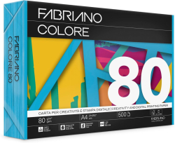 Хартия за принтер Fabriano Копирна хартия Colore, A4, 80 g-m2, тъмносиня, 500 листа