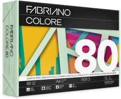  Fabriano Копирна хартия Colore, A4, 80 g-m2, светлозелена, 500 листа