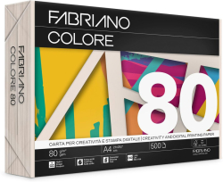 Хартия за принтер Fabriano Копирна хартия Colore, A4, 80 g-m2, слонова кост, 500 листа