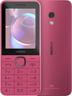 Смартфон NOKIA 225 4G DS 2025 DARK PINK