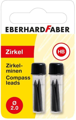  Eberhard Faber Мини графити, за пергел, 2 mm, 2x4 броя