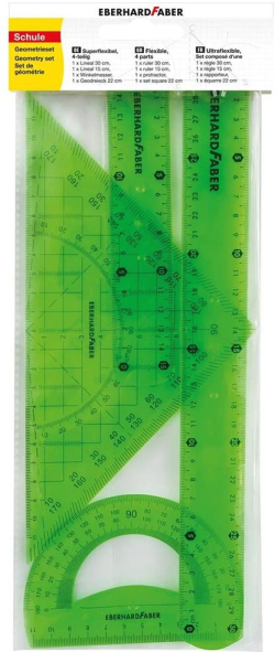 Eberhard Faber Чертожен комплект, гъвкав, 4 части