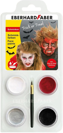  Eberhard Faber Боя за лице Devil Dracula Girl, 4 цвята