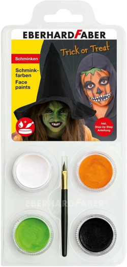  Eberhard Faber Боя за лице Pumpkin Witch, 4 цвята