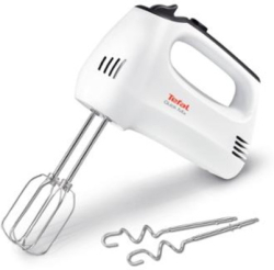  Миксер Tefal HT310138, Hand Mixer, 300W, white/dark grey