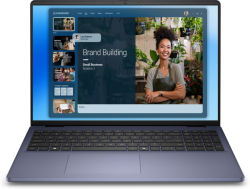 Лаптоп Dell 16 DC16251, Intel Core 7 150U, 1000GB M.2 PCIe NVMe SSD, 32GB 5200MT/s (2x16GB) DDR5, 16" 1920x1200