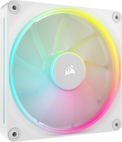 Вентилатор Corsair LX RGB Series, iCUE LINK LX140 RGB White, 140mm RGB Fan, Single Fan