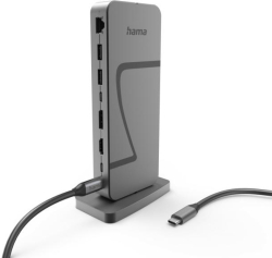 HAMA Докинг станция Connect2O ffice Speed, USB4, USB-C, PD, 40 Gbit-s, 10 порта