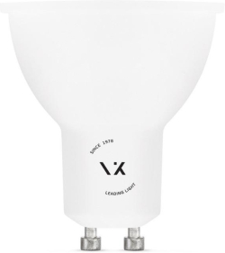 LED рефлекторна лампа 6W 540lm 3000K GU10 220V Ra>80, 120°, PC - VL LED VK/05119G/W