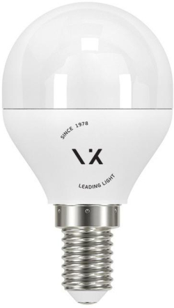 LED лампа 9W 810lm 6500K 220V E14 Ra>80 360°, овал, PC, опал - VL LED VK/05178/EI/D