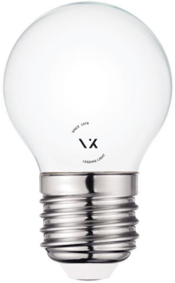 LED лампа 4W 470lm 2700Κ 220V E14 Ra>80 360°, сфера, Филамент опал - VL LED VK/05106/E/MK/W