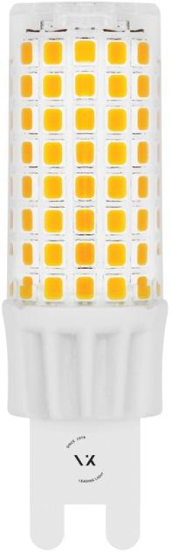  LED лампа 8W 760lm 3000K G9 220V Ra>80, 350° - VL LED VK/05165/W