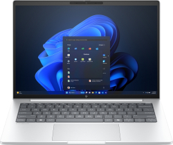 Лаптоп HP EliteBook 8 G1i AI 14" Glacier Silver, Ultra 7-255U, 1000GB PCIe Gen4 NVMe TLC M.2 SSD, 32GB DDR5, 14" WUXGA 1920x1200
