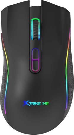 Xtrike ME Геймърска мишка Gaming Mouse GM-314 Black - 7200dpi, RGB