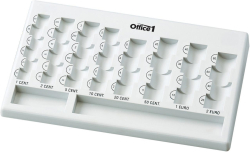  Office 1 Монетник, в евро, пластмасов, сив