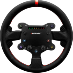 SIMAGIC GT Sport Steering Wheel, Shifter Paddles, Leather. S201