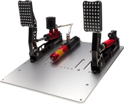 Мултимедиен продукт SIMAGIC Crimson Edition, Hydraulic Dual-pedal Set, 200kg Loadcell, Standard Throttle Plate. S312