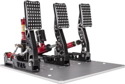 Мултимедиен продукт SIMAGIC Crimson Edition, Hydraulic Tri-pedal Set, 100kg Loadcell, Standard Throttle Plate. S309