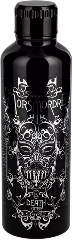 Бутилка Paladone Harry Potter: Death Eater - Metal Water Bottle