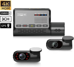 Мултимедиен продукт VIOFO Видеорегистратор Dash Cam A139 PRO 3 Channel - 4K UHD, Sony STARVIS 2, GPS