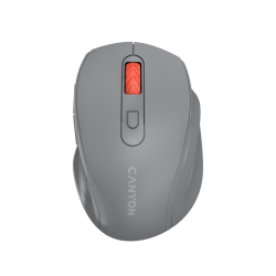 Мишка Canyon 6 buttons wireless 2.4Ghz mouse, MX8650A Sensor, DPI up to 1600, Injection case, 3 M life times left and right switches, 2xAAA