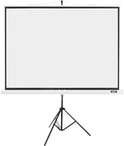 Екран за проектор ACER T87-S01MW MC.JBG11.00F, със статив, 87 inch, 4:3, бял