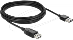 Кабел удължителен USB-A 2.0 мъжко reversible към USB-A 2.0 женско , 5m