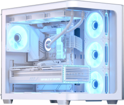 AeroCool кутия Case ATX - P500C-G-WT-v1 - 4 x 120 mm Infinity Mirror A-RGB
