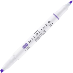  Zebra Текст маркер Mildliner Cool & Refined, двоен, лилав