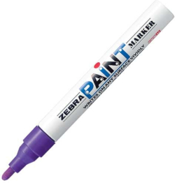  Zebra Перманентен маркер Paint Marker, 3.0 mm, лилав