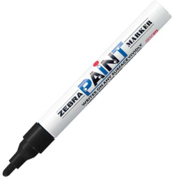  Zebra Перманентен маркер Paint Marker, 3.0 mm, черен
