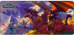 Подложка за мишка Геймърски пад World Of WarCraft Dragonflight - Alexstrasza Dragon, XL