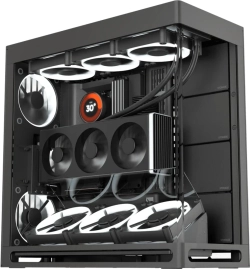 HAVN кутия Case E-ATX - HS 420 VGPU Edition Black - PCIe Gen 5 riser included